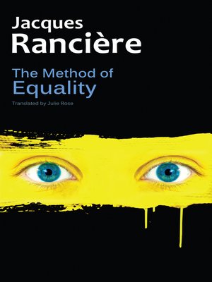 cover image of The Method of Equality